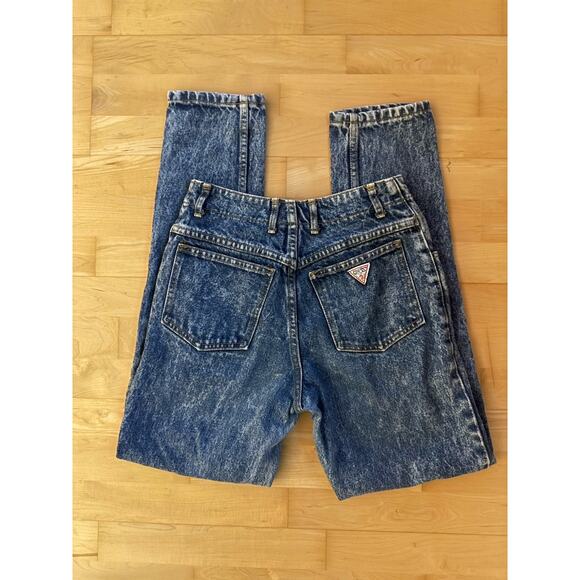 VTG Guess Georges Marciano stone wash high waist button fly 28 (actual 26 X 29) - Picture 7 of 7